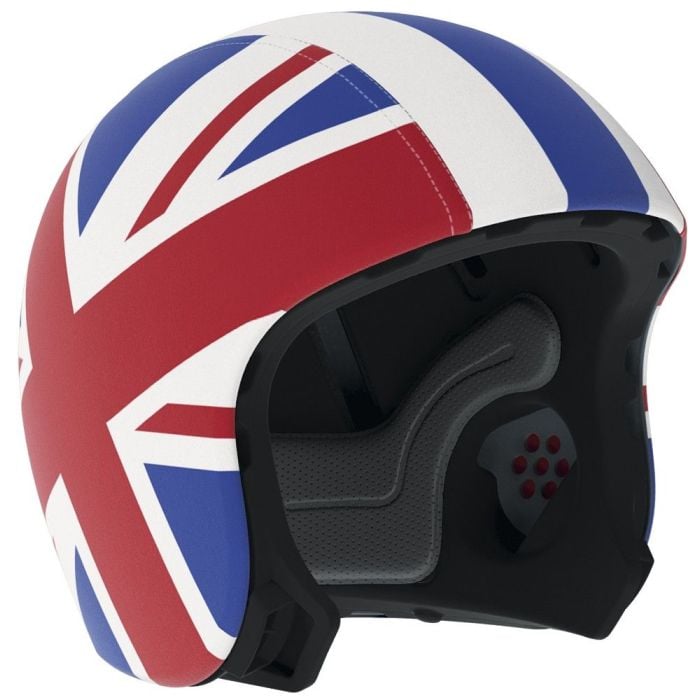 Køb Skin cykelhjelm fra EGG - Union Jack | BabyGear.dk